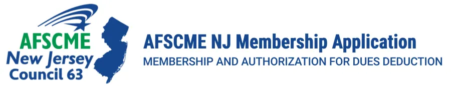 AFSCME NJ Membership Application
