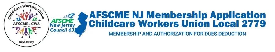 AFSCME NJ Childcare Workers Union Application