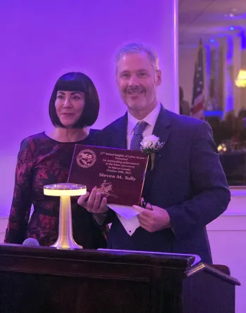 Mercer CLC President, Michelle Liebtag & AFSCME NJ Director, Steve Tully