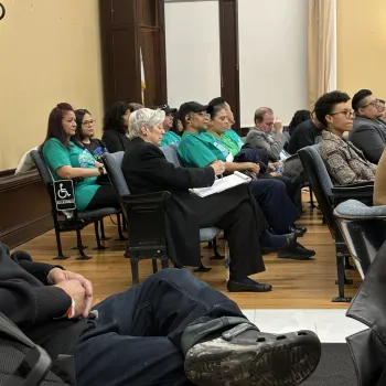 The green machine filled the seats in Paterson